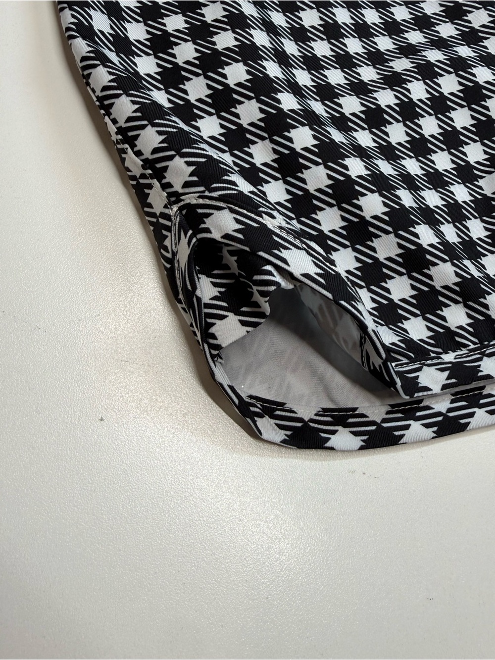 GGblue Gingham Golf/Tennis Skort Size 6 NWT Black White Athletic Skirt - Picture 11 of 12